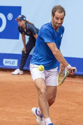 Gstaad Switzerland, 07 16 2024: Richard Gasquet (FRA) in action during EFG Swiss Open. during EFG Gstaad Swiss Open ATP, Tennis Herren 250, International Tennis match in Gstaad, Switzerland, July 16 2024  Copyright: xPatrickxDancel IPAxSportx xipa-ax xx IPA_48031295 IPA_Agency_IPA48031295