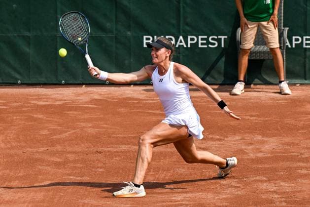 Timea Babos (HUN) during the single match vs. Ekaterina Makarova at the WTA250 Hungarian Gran Prix Tennis on 16th July 2024 at Romai Teniszakademia, Budapest, Hungary  Copyright: xVincenzoxOrlando IPAxSportx xipax xx IPA_48032958 IPA_Agency_IPA48032958