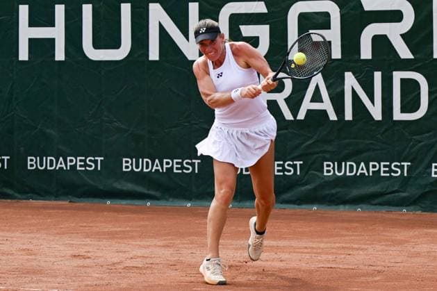 Timea Babos (HUN) during the single match vs. Ekaterina Makarova at the WTA250 Hungarian Gran Prix Tennis on 16th July 2024 at Romai Teniszakademia, Budapest, Hungary  Copyright: xVincenzoxOrlando IPAxSportx xipax xx IPA_48033174 IPA_Agency_IPA48033174