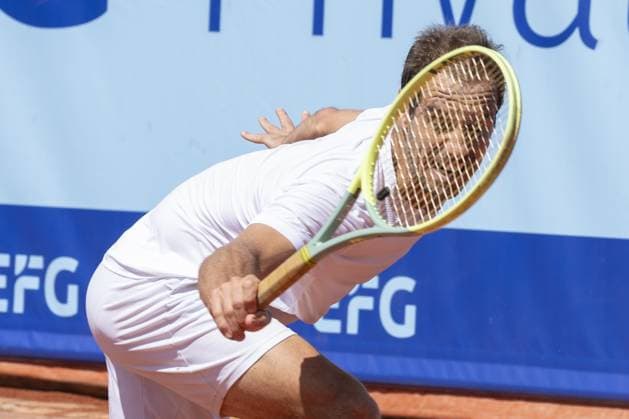 Gstaad Switzerland, 07 16 2024: Richard Gasquet (FRA) in action during EFG Swiss Open. during EFG Gstaad Swiss Open ATP, Tennis Herren 250, International Tennis match in Gstaad, Switzerland, July 16 2024  Copyright: xPatrickxDancel IPAxSportx xipa-ax xx IPA_48033491 IPA_Agency_IPA48033491