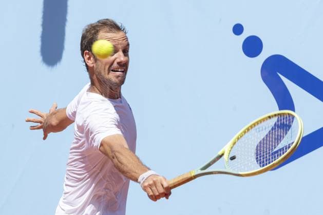 Gstaad: Gstaad Switzerland, 07 16 2024: Richard Gasquet (FRA) in action during EFG Swiss Open. during EFG Gstaad Swiss Open ATP, Tennis Herren 250, International Tennis match in Gstaad, Switzerland, July 16 2024 International Tennis match - EFG Gstaad Swiss Open ATP 250  - ZUMAp169 20240716_zsa_p169_084 Copyright: xPatrickxDancel IPAxSportx