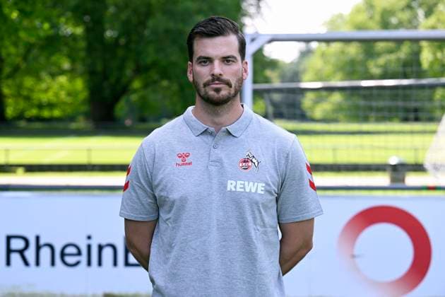 Athletik-Trainer Max Weuthen; 1. FC Köln; 2.BL, Porträttermin 2024 2025