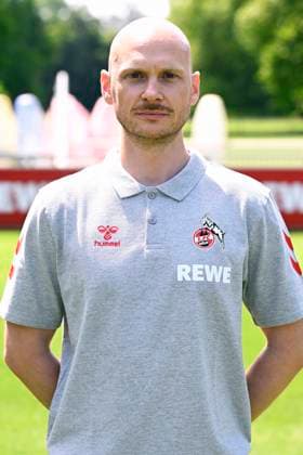 Physiotherapeut Matti Forkel; 1. FC Köln; 2.BL, Porträttermin 2024 2025