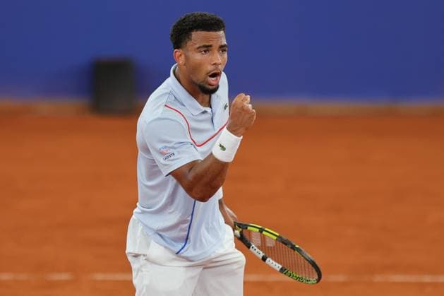 Tennis Herren ATP, Tennis Herren Tennis Herren Tour 500 European Open Hamburg, Hamburg Open ATP 500 2024 , 16.07.2024, Arthur Fils (FRA) freut sich über den Punktgewinn Copyright: FernandoxSoares
