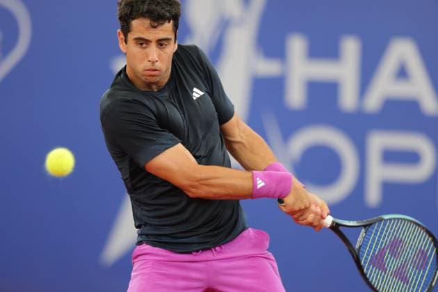 Tennis Herren ATP, Tennis Herren Tennis Herren Tour 500 European Open Hamburg, Hamburg Open ATP 500 2024 , 16.07.2024, Jaume Munar (ESP) schlägt eine Vorhand Copyright: FernandoxSoares