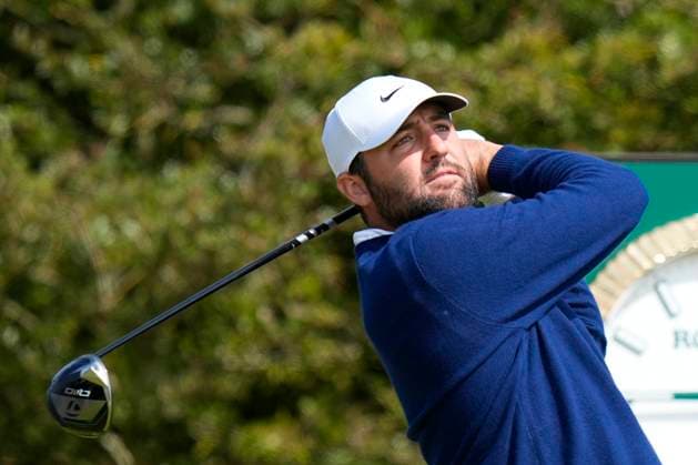 15th July 2024; Royal Troon Golf Club, Troon, South Ayrshire, Scotland; The Open Championship Practice Day; Scottie Scheffler tees off the 12th tee  ActionPlus12668609 StevenxFlynn