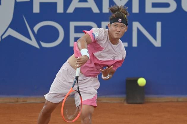 Zhizhen Zhang CHN 16.07.2024 Tennis Hamburg Open, ATP, Tennis Herren 500, Tennis-Stadion Am Rothenbaum, Hamburg, HH Germany