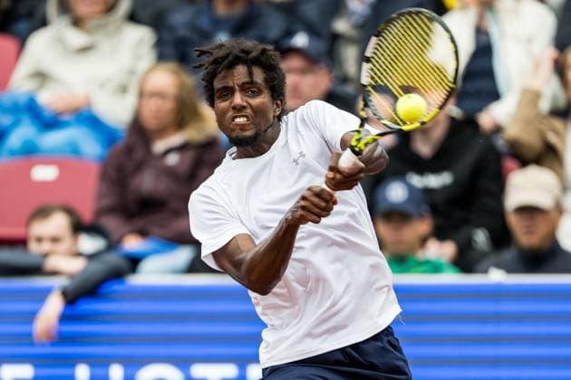 240716 Elias Ymer of Sweden during day 2 of the Nordea Open on July 16, 2024 in Bastad. Photo: Niclas Jönsson BILDBYRAN COP 273 NO0284 tennis ATP, Tennis Herren 250 nordea open day 2 bbeng Copyright: NICLASxJÖNSSON BB240716NO031