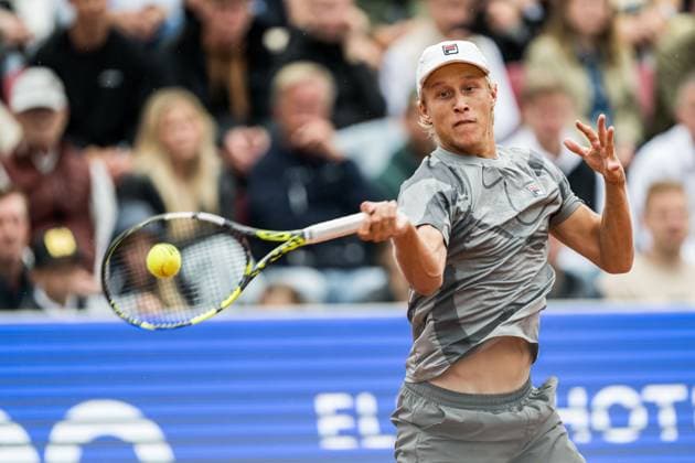 240716 Leo Borg of Sweden during day 2 of the Nordea Open on July 16, 2024 in Bastad. Photo: Niclas Jönsson BILDBYRAN COP 273 NO0284 tennis ATP, Tennis Herren 250 nordea open day 2 bbeng Copyright: NICLASxJÖNSSON BB240716NO062