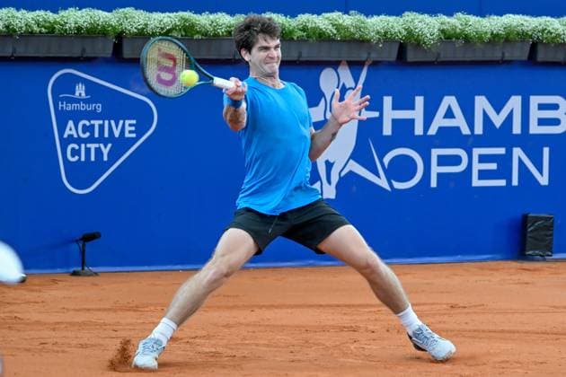 Sport Bilder des Tages Thiago Seyboth BRA 16.07.2024 Tennis Hamburg Open, ATP, Tennis Herren 500, Tennis-Stadion Am Rothenbaum, Hamburg, HH Germany