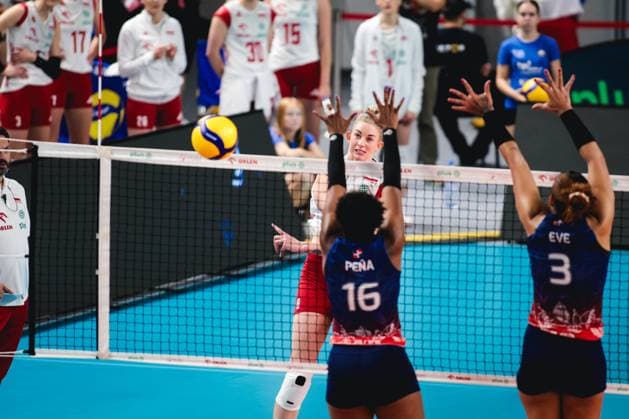 2024.07.16 Mielec Siatkowka Memorial Agaty Mroz-Olszewskiej Polska - Dominikana N z Magdalena Stysiak Foto Marta Badowska PressFocus 2024.07.16 Mielec Volleyball Agata Mroz-Olszewska Memorial friendly tournament Poland - Dominican Republic Magdalena Stysiak Credit: Marta Badowska PressFocus NEWSPIX.PL --- Newspix.pl  20240716PF_MA8441