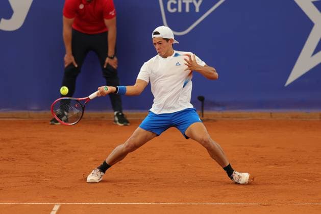 Tennis Herren ATP, Tennis Herren Tennis Herren Tour 500 European Open Hamburg, Hamburg Open ATP 500 2024 , 16.07.2024, Sebastian Baez (ARG) spielt eine Vorhand Copyright: FernandoxSoares