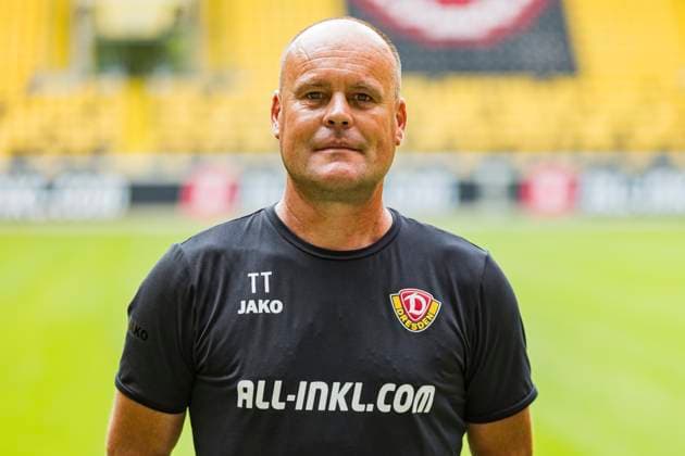 16.07.2024, xomx, Fussball 3.Liga, Tom Teichert-Tölg (Zeugwart) - Dynamo Dresden - Fototermin Saison 2024 25, Porträttermin 2024 2025 emspor, Bild: (DFL DFB REGULATIONS PROHIBIT ANY USE OF PHOTOGRAPHS as IMAGE SEQUENCES and or QUASI-VIDEO) Dresden