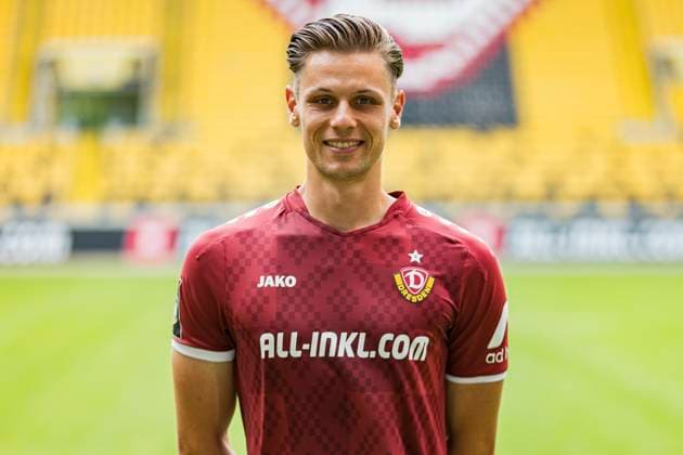 16.07.2024, xomx, Fussball 3.Liga, Dynamo Dresden - Fototermin Saison 2024 25, Porträttermin 2024 2025 emspor, Bild: Daniel Mesenhöler ( 37). Portrait, Portraet, (DFL DFB REGULATIONS PROHIBIT ANY USE OF PHOTOGRAPHS as IMAGE SEQUENCES and or QUASI-VIDEO) Dresden