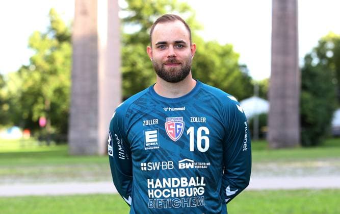 16.07.2024, Deutschland, Bietigheim, Handball Bundesliga Saison 2024 2025, SGBBM Bietigheim Fototermin, 16 Fredrik Genz