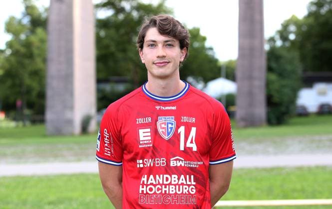 16.07.2024, Deutschland, Bietigheim, Handball Bundesliga Saison 2024 2025, SGBBM Bietigheim Fototermin, 14 Fynn Nicolaus