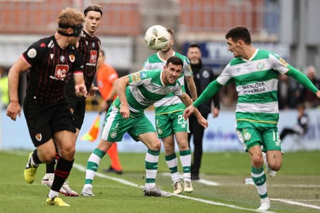 UEFA Champions League First Qualifying Round Second Leg, Tallaght Stadium, Dublin 16 7 2024 Shamrock Rovers vs Vikingur Reykjavik Shamrock Rovers Aaron Greene Aaron Greene 16 7 2024  Copyright: x INPHO BenxBradyx BB1_0047