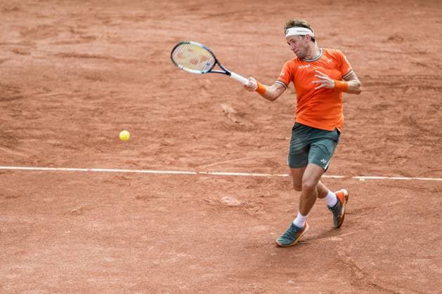 240717 Casper Ruud of Norway during day 3 of the Nordea Open on July 17, 2024 in Bastad. Photo: Niclas Jönsson BILDBYRAN COP 273 NO0287 tennis ATP, Tennis Herren 250 nordea open bbeng Copyright: NICLASxJÖNSSON BB240717NO013
