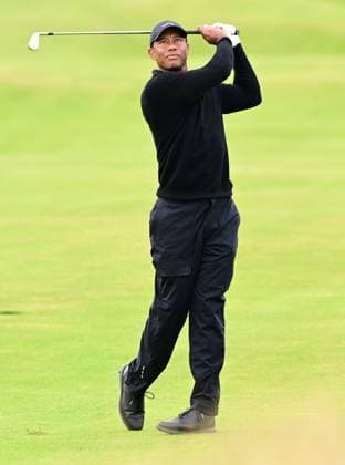 Tiger Woods on the 11th fairway The British Open Championship, Practice, Golf, Royal Troon, Troon, UK - 17 July 2024  Copyright: xGreigxCowie Shutterstockx 14587992aa