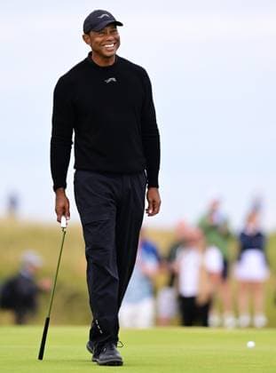 Tiger Woods on the 13th green The British Open Championship, Practice, Golf, Royal Troon, Troon, UK - 17 July 2024  Copyright: xGreigxCowie Shutterstockx 14587992ah