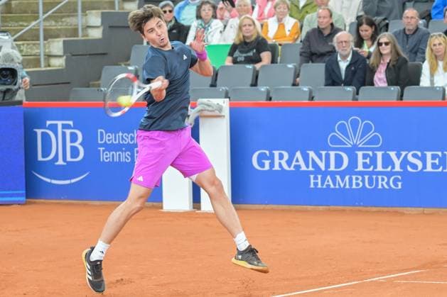 Alexander Shevchenko (KAZ), Luciano Darderi (ITA) - Alexander Shevchenko (KAZ)), Tennis, ATP, Tennis Herren 500, Hamburg Open, 17.07.2024 Hamburg Hamburg Deutschland