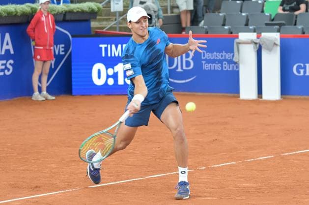 Luciano Darderi (ITA), Luciano Darderi (ITA) - Alexander Shevchenko (KAZ)), Tennis, ATP, Tennis Herren 500, Hamburg Open, 17.07.2024 Hamburg Hamburg Deutschland
