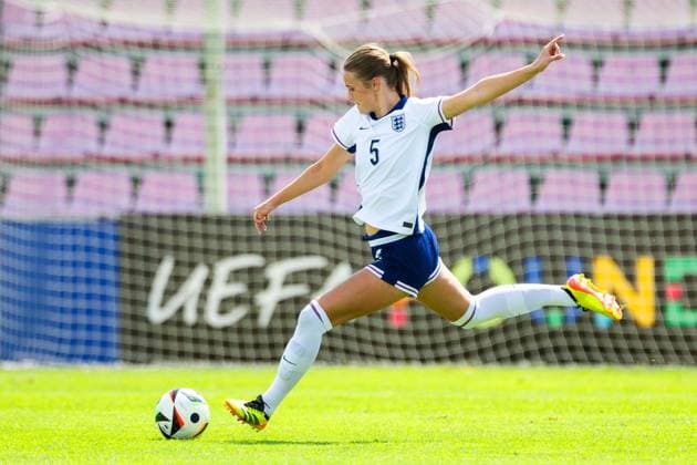 Lucy Newell of England Serbia U19 v England U19, UEFA Women s U19 Championships, Group a, Football, Marijampoleje Football Stadium, Marijampole, Lithuania - 17 Jul 2024 Editorial use only  Copyright: xNikoaxKrstic Shutterstockx 14587245ad