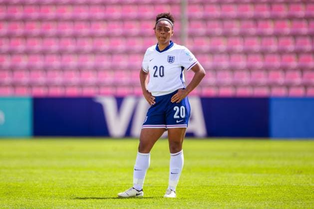Araya Dennis of England Serbia U19 v England U19, UEFA Women s U19 Championships, Group a, Football, Marijampoleje Football Stadium, Marijampole, Lithuania - 17 Jul 2024 Editorial use only  Copyright: xNikoaxKrstic Shutterstockx 14587245aq