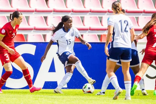 Vivienne Lia of England Serbia U19 v England U19, UEFA Women s U19 Championships, Group a, Football, Marijampoleje Football Stadium, Marijampole, Lithuania - 17 Jul 2024 Editorial use only  Copyright: xNikoaxKrstic Shutterstockx 14587245at