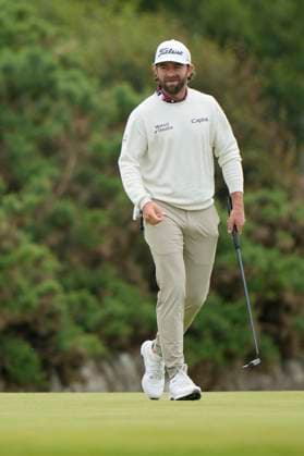 17th July 2024; Royal Troon Golf Club, Troon, South Ayrshire, Scotland; The Open Championship Practice Day 3; Cameron Young in the 11th green  ActionPlus12669038 StevenxFlynn