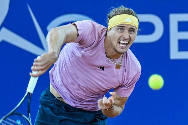 Sport Bilder des Tages Alexander Zverev GER 17.07.2024 Tennis Hamburg Open, ATP, Tennis Herren 500, Tennis-Stadion Am Rothenbaum, Hamburg, HH Germany