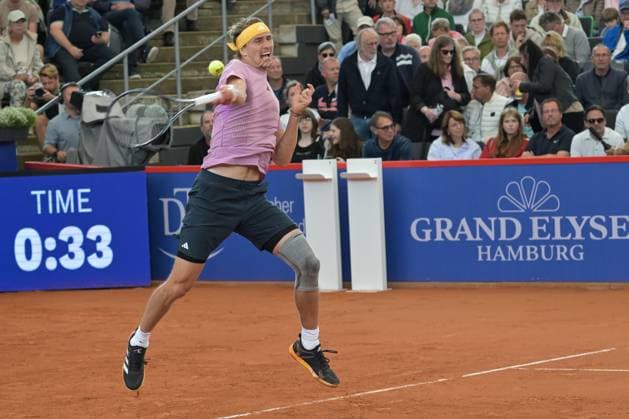 Alexander Zverev (Germany), Luciano Darderi (ITA) - Alexander Shevchenko (KAZ)), Tennis, ATP, Tennis Herren 500, Hamburg Open, 17.07.2024 Hamburg Hamburg Deutschland