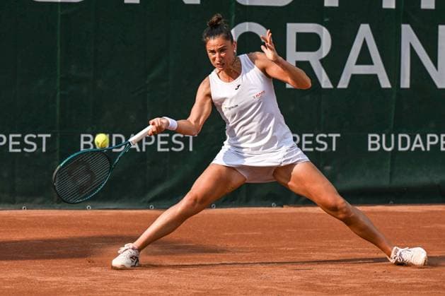 Sara Sorribes Tormo (SPA) during the single match vs. Anna Karolina Schmiedlova (SVK) at the WTA250 Hungarian Gran Prix Tennis on 17th July 2024 at Romai Teniszakademia, Budapest, Hungary  Copyright: xVincenzoxOrlando IPAxSportx xipax xx IPA_48069775 IPA_Agency_IPA48069775