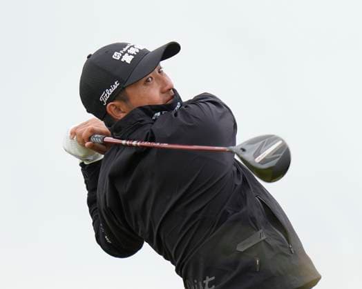 17th July 2024; Royal Troon Golf Club, Troon, South Ayrshire, Scotland; The Open Championship Practice Day 3; CT Pan plays from the 13th tee  ActionPlus12669246 StevenxFlynn