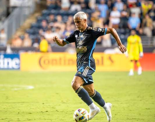July 17, 2024, Chester, Pennsylvania, USA: Philadelphia Union player, CAVAN SULLIVAN (6) in action during the game against the New England Revolution. Cavan Sullivan became the youngest player to debut for a North American sports team Chester USA - ZUMArf1_ 20240717_zaf_rf1_017 Copyright: xRickyxFitchettx