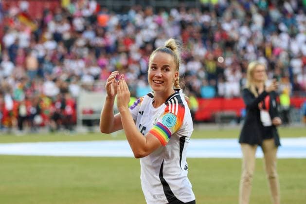 Hannover, Deutschland 16. Juli 2024: Frauen Länderspiel - EM Qualifikation - 2024 - Deutschland vs. Österreich Im Bild: Giulia Gwinn (Deutschland) Heinz-von-Heiden-Arena Niedersachsen Copyright: xFotostandx xFantinix