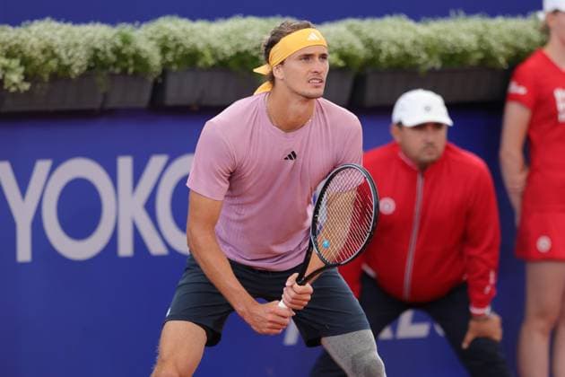 Tennis Herren ATP, Tennis Herren Tennis Herren Tour 500 European Open Hamburg, Hamburg Open ATP 500 2024 , 17.07.2024 , Alexander Zverev (GER) wartet auf den Aufschlag Copyright: FernandoxSoares