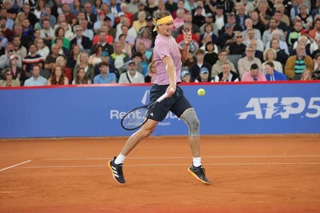 Tennis Herren ATP, Tennis Herren Tennis Herren Tour 500 European Open Hamburg, Hamburg Open ATP 500 2024 , 17.07.2024 , Alexander Zverev (GER) spielt eine Vorhand Copyright: FernandoxSoares