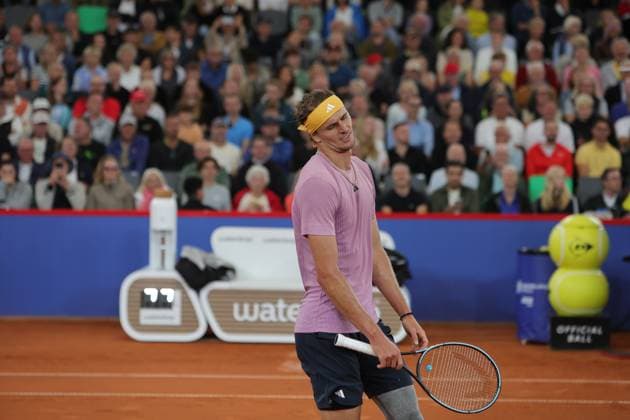 Tennis Herren ATP, Tennis Herren Tennis Herren Tour 500 European Open Hamburg, Hamburg Open ATP 500 2024 , 17.07.2024 , Alexander Zverev (GER) enttäuscht Copyright: FernandoxSoares