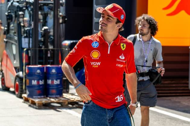 MOGYOROD, HUNGARY: Charles Leclerc, racing for the Ferrari team during the 2024 Formula 1 Hungarian Grand Prix at the Hungaroring in Mogyorod, Hungary