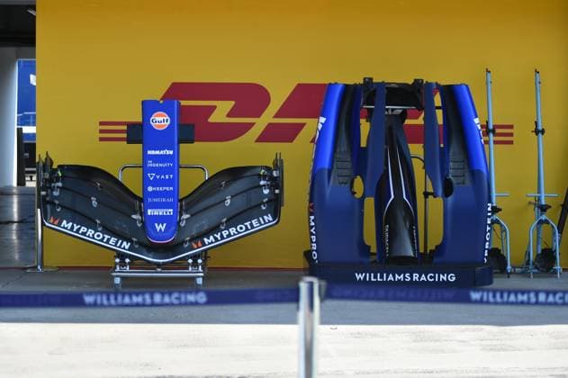July 18, 2024, Budapest, Budapest, Hungary: The Williams garage before the Hungarian Grand Prix held on July 21. Budapest Hungary - ZUMAs291 20240718_zip_s291_002 Copyright: xBalintxSzentgallayx