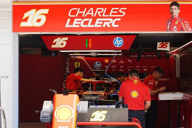 FORMULA 1 HUNGARIAN GRAND PRIX 2024 18.07.2024, Hungaroring, Budapest, FORMULA 1 HUNGARIAN GRAND PRIX 2024 , im Bild Das Auto von Charles Leclerc (MCO), Scuderia Ferrari HP wird für das Rennen vorbereitet.