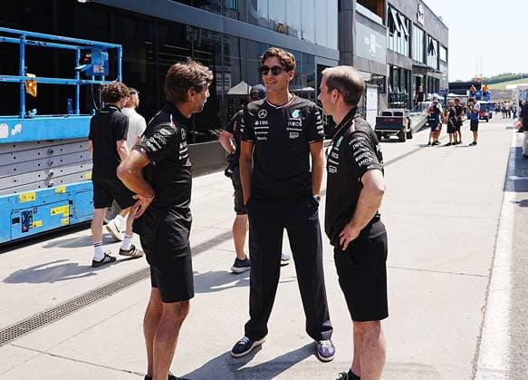 FORMULA 1 HUNGARIAN GRAND PRIX 2024 18.07.2024, Hungaroring, Budapest, FORMULA 1 HUNGARIAN GRAND PRIX 2024 , im Bild George Russell (GBR), Mercedes-AMG Petronas Formula One Team
