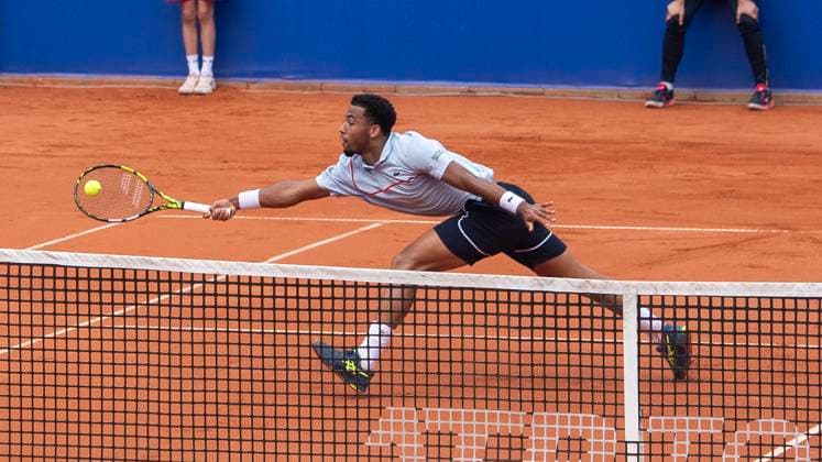 18.07.2024, ATP, Tennis Herren 500, Tennis, Herren, Hamburg Open, Hamburg, Achtelfinale, Arthur Fils (Frankreich) - Laslo Djere (Serbien) Arthur Fils (Frankreich) Hamburg Tennis-Stadion Am Rothenbaum Hamburg Deutschland