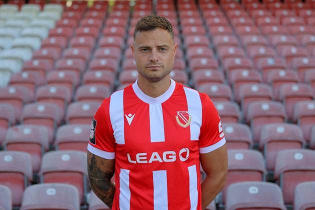 Timmy Thiele; FC Energie Cottbus; 3. Liga, Porträttermin 2024 2025 FC Energie Cottbus, 3. Liga, Porträttermin 2024 2025
