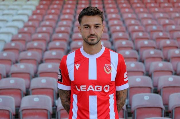 Filip Kusic; FC Energie Cottbus; 3. Liga, Porträttermin 2024 2025 FC Energie Cottbus, 3. Liga, Porträttermin 2024 2025