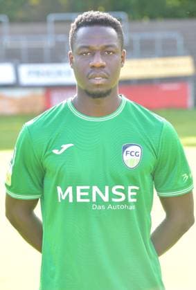 27.07.2024, GER, Fussball, Regionalliga West, Saison 2024 2025, Ohlendorfstadion im Heidewald, Gütersloh FC Gütersloh Fototermin 2024 2025 Philimon Tawiah (FC Gütersloh), Aktion, Einzelbild, Hoch, Portrait