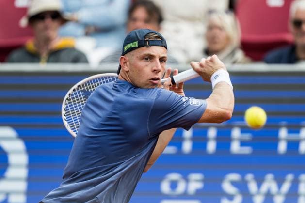240718 Tallon Griekspoor of Netherland during day 4 of the Nordea Open on July 18, 2024 in Bastad. Photo: Niclas Jönsson BILDBYRAN COP 273 NO0288 tennis ATP, Tennis Herren 250 nordea open bbeng Copyright: NICLASxJÖNSSON BB240718NO003