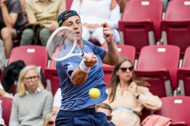 240718 Tallon Griekspoor of Netherland during day 4 of the Nordea Open on July 18, 2024 in Bastad. Photo: Niclas Jönsson BILDBYRAN COP 273 NO0288 tennis ATP, Tennis Herren 250 nordea open bbeng Copyright: NICLASxJÖNSSON BB240718NO009