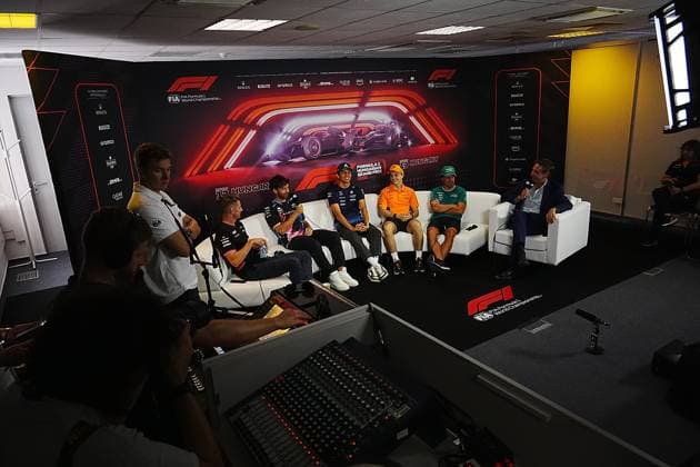 Sport Bilder des Tages FORMULA 1 HUNGARIAN GRAND PRIX 2024 18.07.2024, Hungaroring, Budapest, FORMULA 1 HUNGARIAN GRAND PRIX 2024 , im Bild Nico Hülkenberg (DEU), Haas F1 Team, Pierre Gasly (FRA), Alpine F1 Team, Alexander Albon (GBR), Williams Racing, Oscar Piastri (AUS), McLaren F1 Team, Fernando Alonso (ESP), Aston Martin Aramco Cognizant Formula One Team